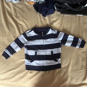 Brand: Polo || Color: White and Navy Blue || Size: 9 Months || Worn